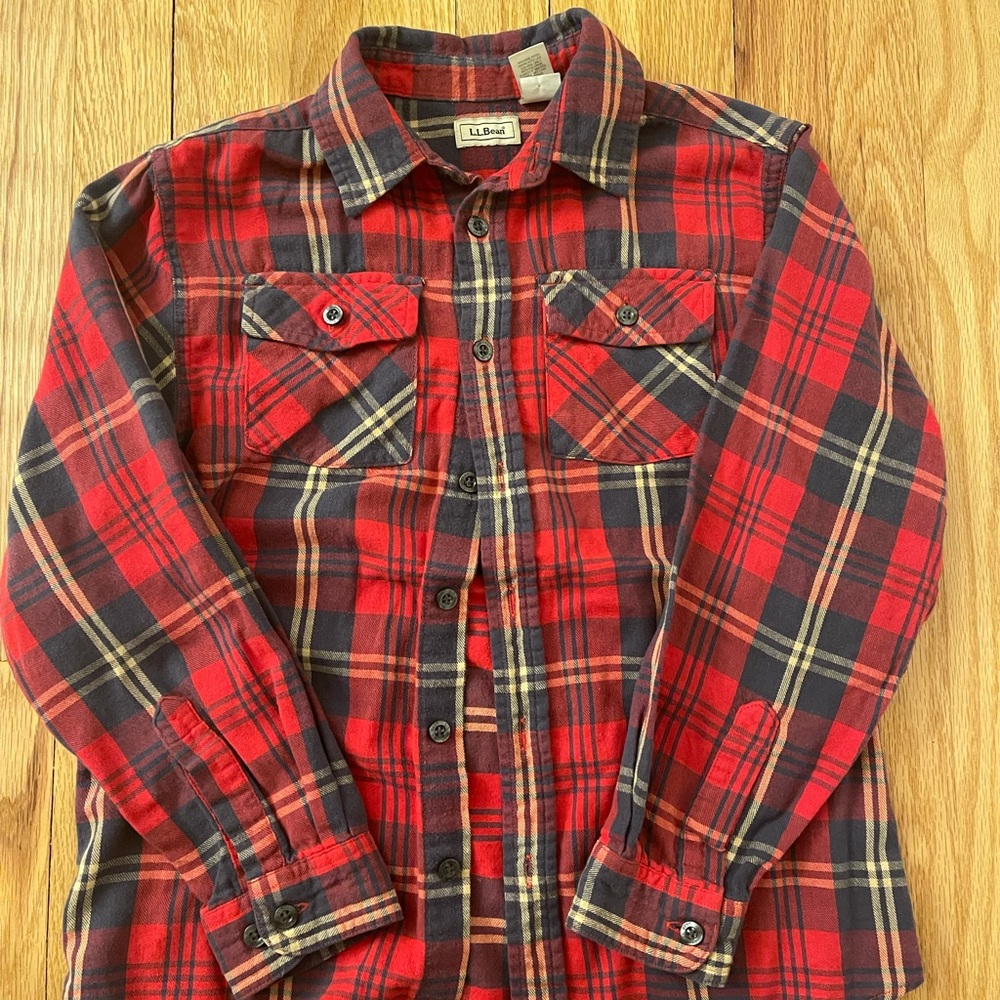 LL Bean Plaid Flannel